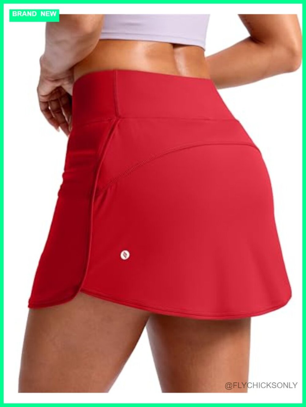 High Waisted Golf Skirt with Pockets Buttery Soft Stretchy